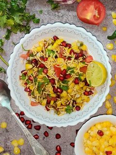 कॉर्न भेल (corn bhel recipe in Hindi) रेसिपी मुख्य फोटो