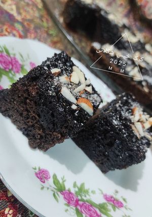 عکسی از دستور کیک شکلاتی خیس