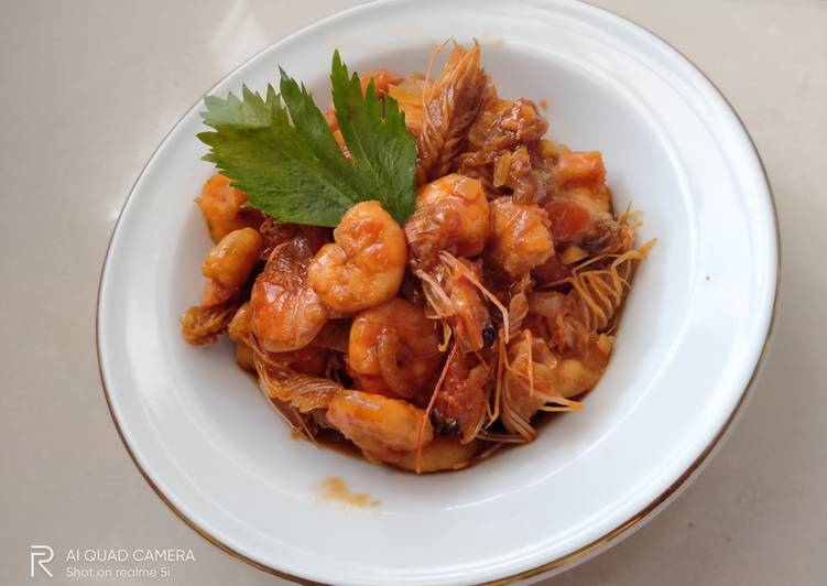 Resep Udang saos Inggris 🦐 Anti Gagal