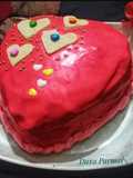 Mirror Glaze Strawberry Cake