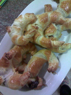 Una foto de Croissants de chocolate