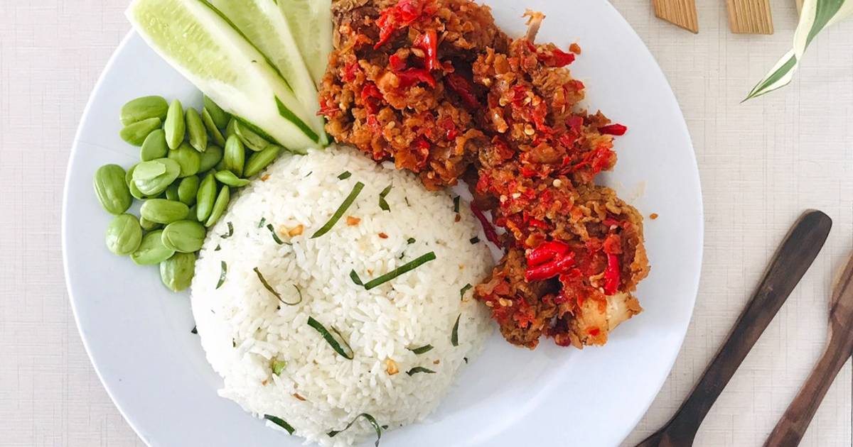 6 Resep Nasi Daun Jeruk Geprek Enak Dan Sederhana Ala Rumahan Cookpad