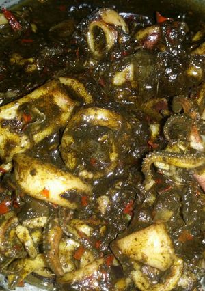 Foto resep Sotong Masak Itam