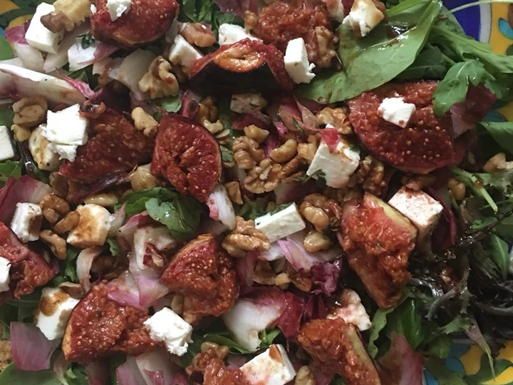 Easy Ways Make|Recipe} Fig and feta salad - vegetarian Anti-Fail