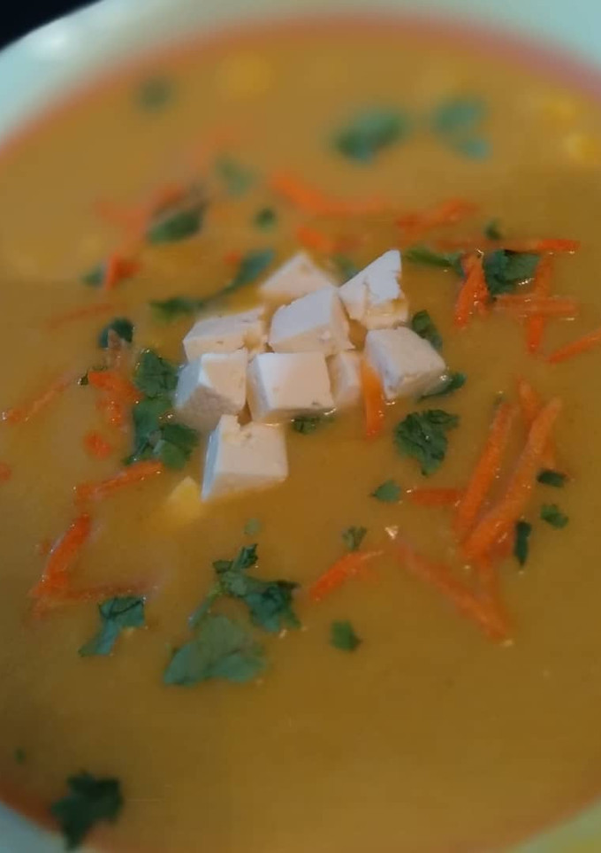 Una foto de Crema de auyama