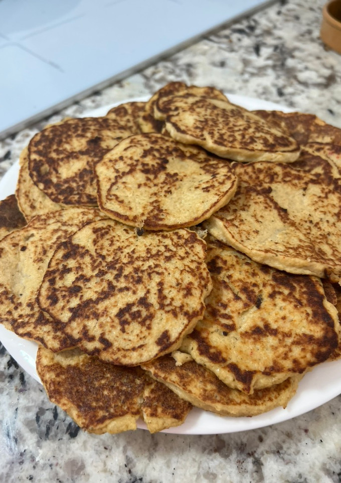 Una foto de Tortitas de coliflor