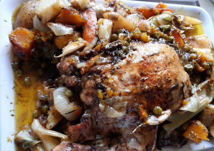Steps to Prepare Ultimate Winter Chicken Pot Roast