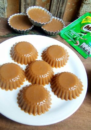 Foto resep •• Puding Milo Labu Kuning/ Milo Pumpkin Pudding