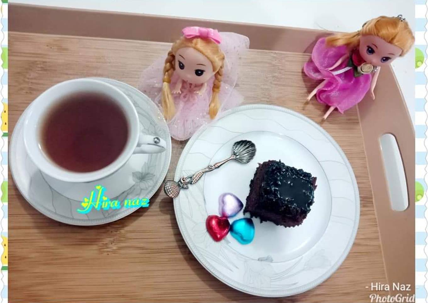 Chocolate Brownies with Cinnamon Honey Green Tea <br />Weight Loss Tea