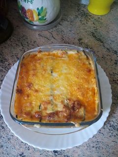 Una foto de Lasaña de calabacín y carne