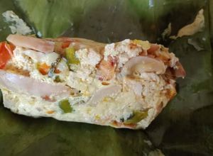 Foto resep Pepes tahu jamur sawit / jamur merang