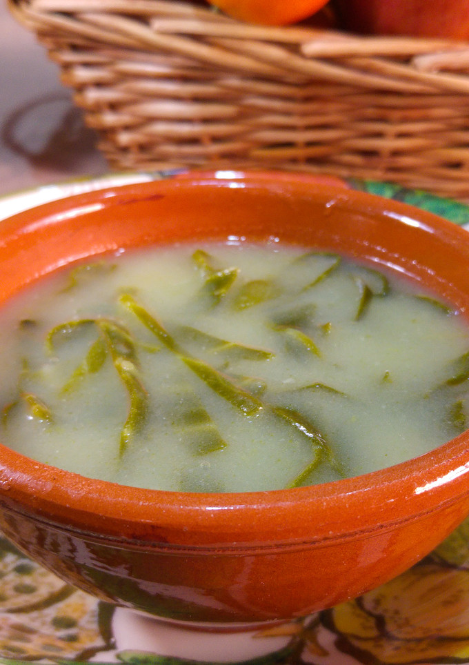 Una foto de Caldo verde portugués
