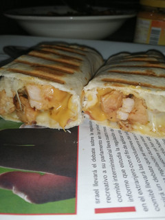 Una foto de Fajita pavo y queso
