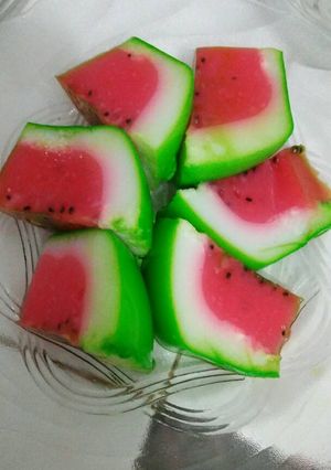 Foto resep Pudding susu semangka