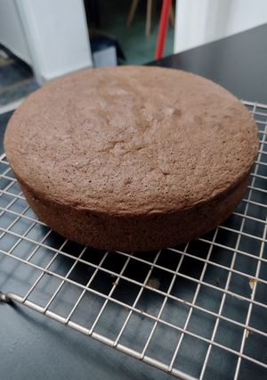 Una foto de Bizcochuelo básico de Chocolate
