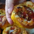 Roll pizza & sosis roll rendah karbo