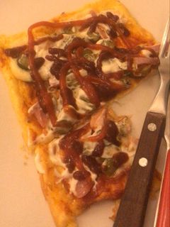 Una foto de Pizza keto sin harinas
