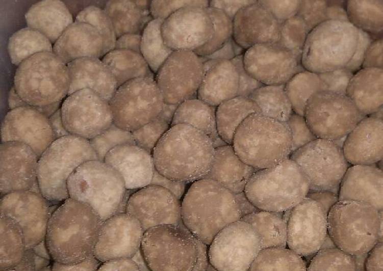 Kacang telur renyah dan mudah