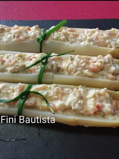 Una foto de Espárragos rellenos
