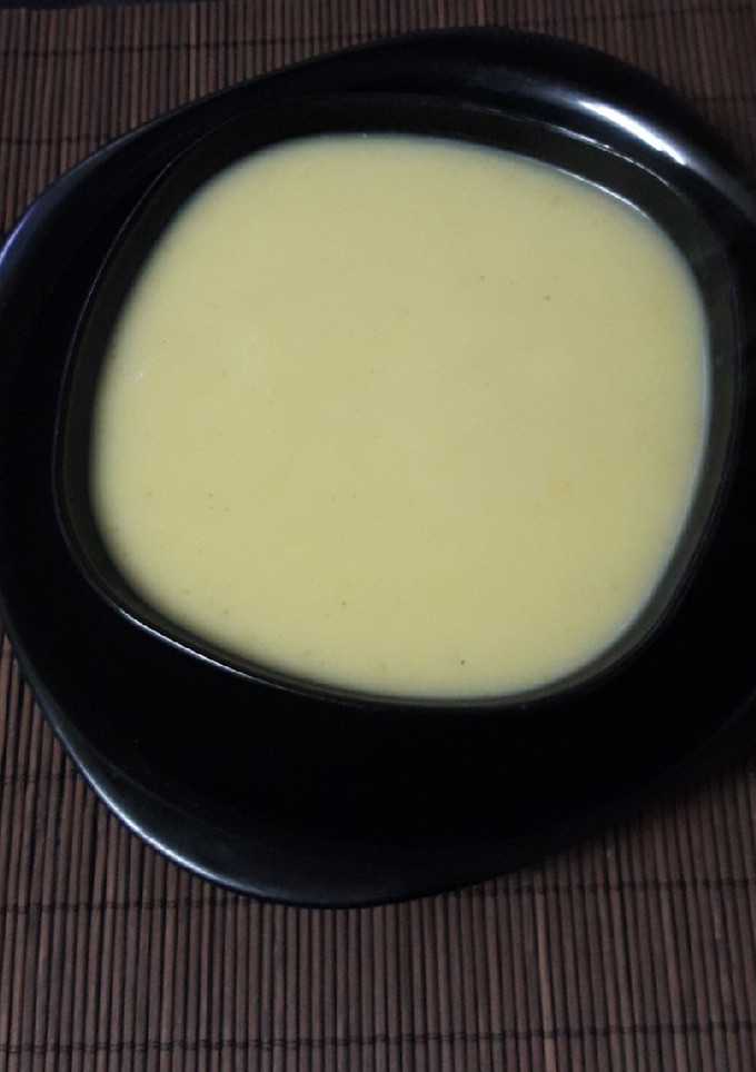Una foto de Crema de coliflor al curry