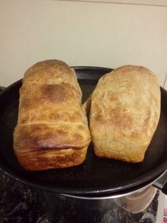 Una foto de Pan de molde con masa madre