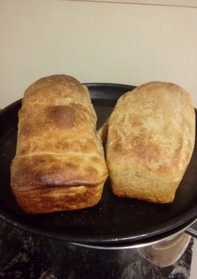 Una foto de Pan de molde con masa madre