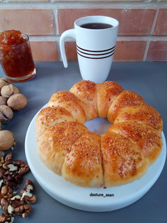 عکسی از دستور نان مغزدار