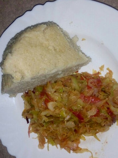 A picture of Ugali cabbage.