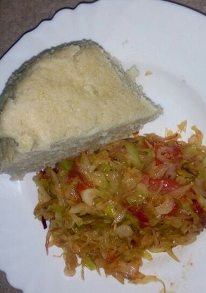 A picture of Ugali cabbage.