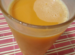 Una foto de Jugo de naranja/zanahoria 🍊🥕 :)
