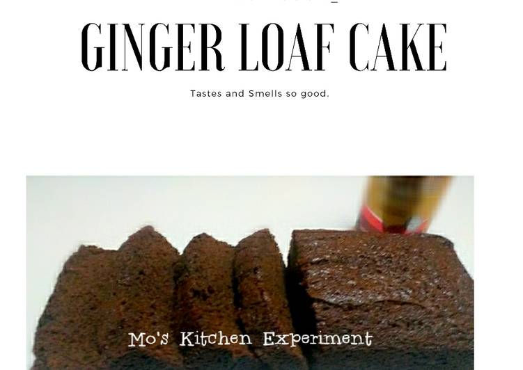 How to Prepare Homemade Ginger Loaf Cake