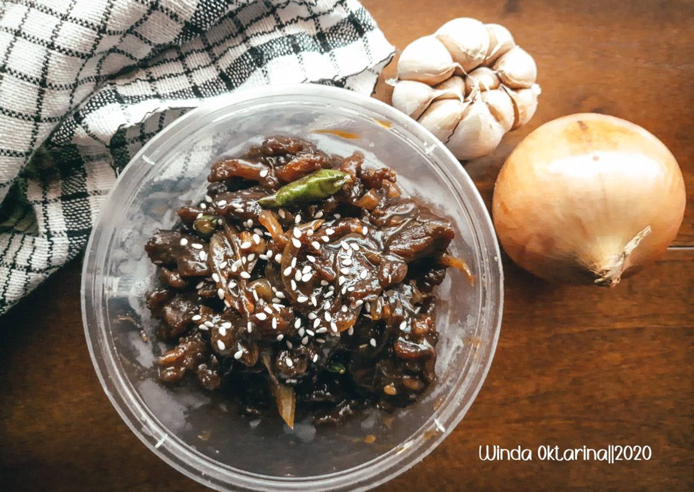 Beef teriyaki ala hokben