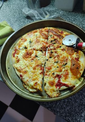 Una foto de Pizza celíaca muy fácil