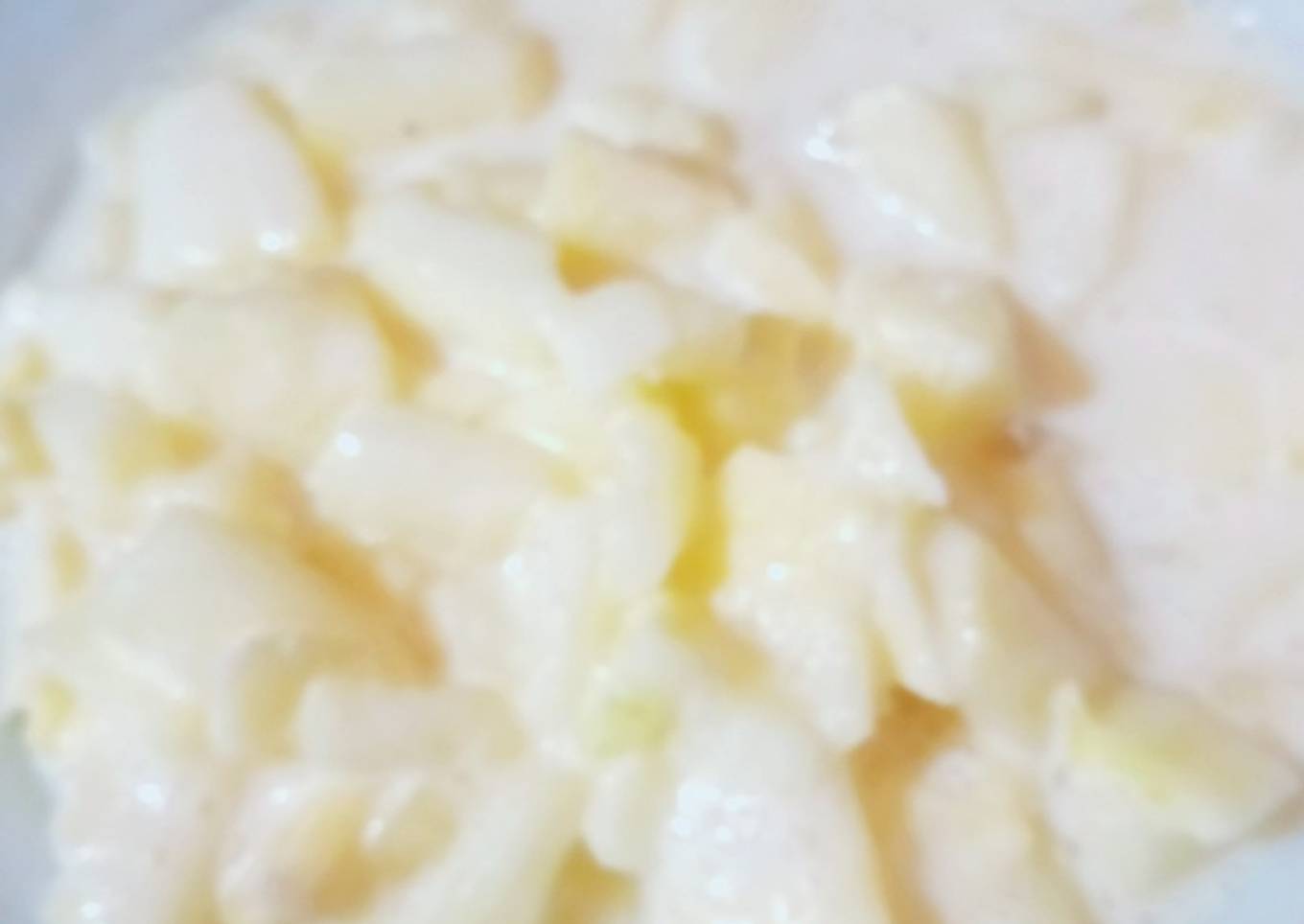 Simple 2 fruit cream chaat