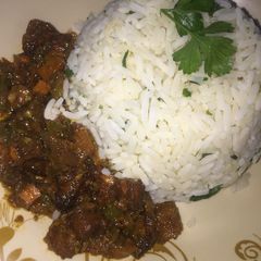 A picture of Garlic rice.