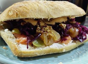 Una foto de Sándwich de Pan Ciabatta Mix Gladness 🥳