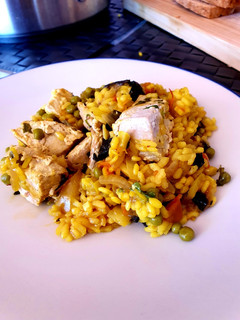 Una foto de Arroz con bonito