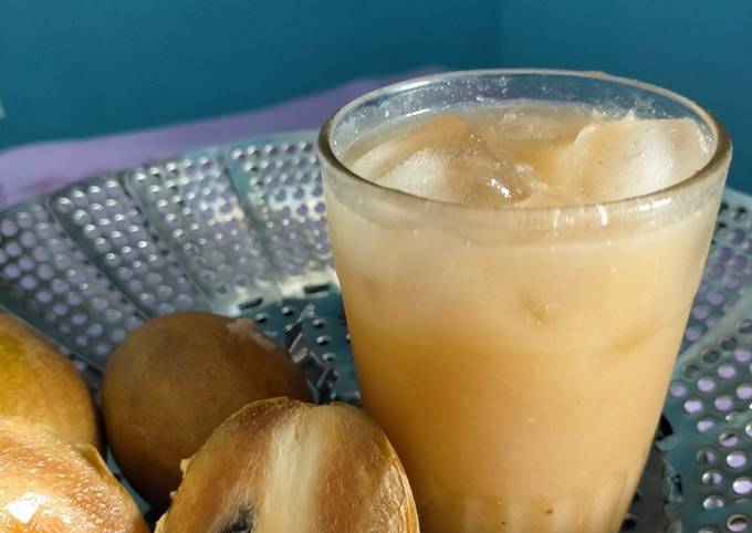 Recipe: Yummy Jus Sawo Susu