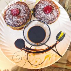 A picture of Pancakes ❤️.