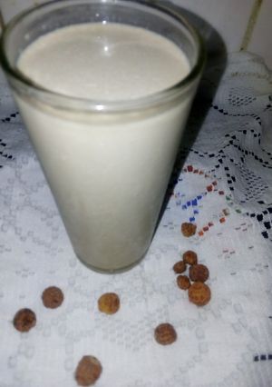 A picture of Kunun Aya (Tiger nuts drink).