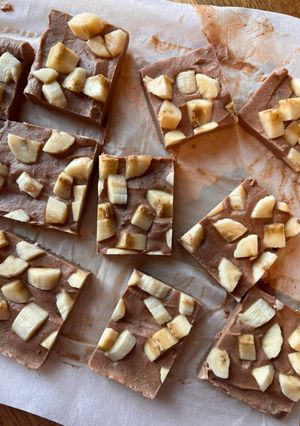 Foto resep Frozen Yogurt Bars Coklat-Pisang
