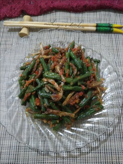Foto resep Sambal Teri Kacang Panjang #seninsemangat