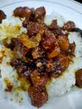Gajih dan tetelan gongso