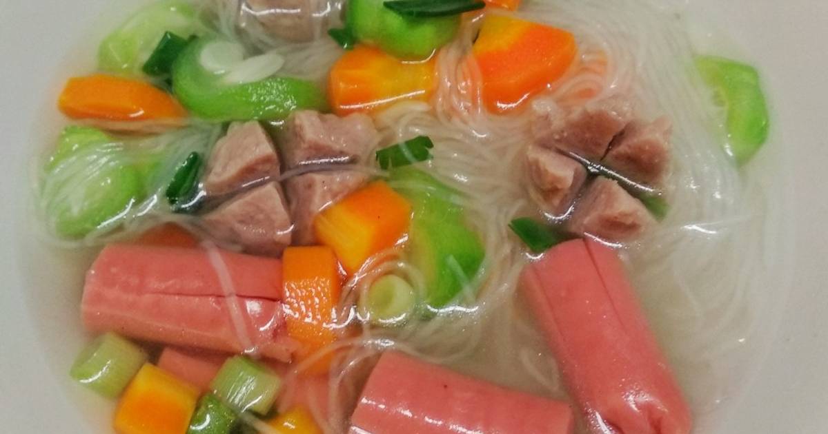 Resep Sup Ayam Oyong - Pewarna h