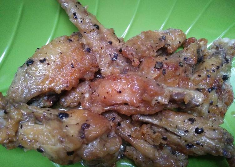  Resep  Chicken  Wing Black  Pepper  oleh Yan Pramitha Ahadyah 