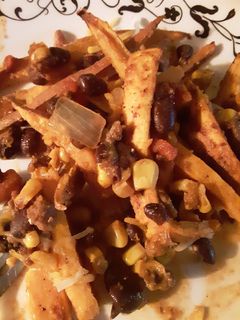 A picture of Chili Sweet Potato Fries GF.