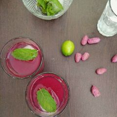 A picture of Jamun Panna : A summer cooler.