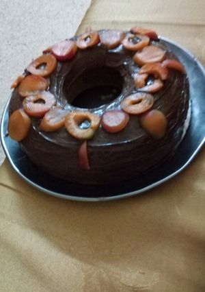 صورة لوصفة كيكة الشوكلاته