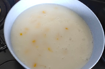 Anti Ribet, Membuat Puding nagasari jagung manis (tanpa agar&#34;) Simpel