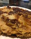 Torta de avena y manzana (sin horno)